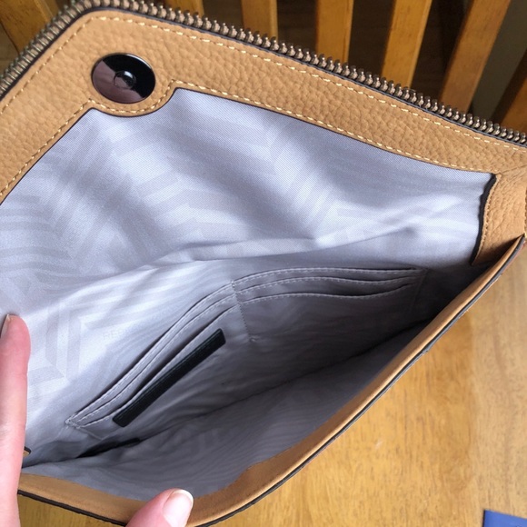 Rebecca Minkoff Leo Patchwork Leather Clutch - Picture 8 of 10